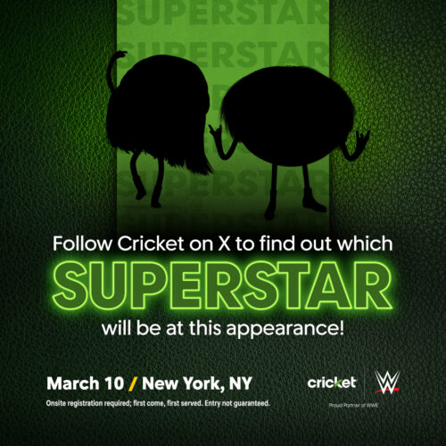 Surprise Superstar Appearance poster for NYC